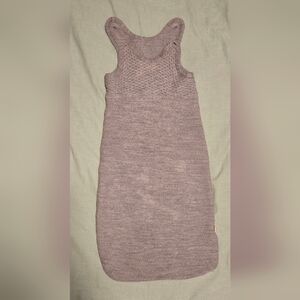 DISANA Knitted Organic Merino Wool Sleeveless Sleeping Bag for Baby